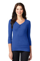 Ladies Port Authority Ladies Concept Stretch 3/4-Sleeve Scoop Henley. LM1007 Port Authority