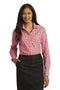 Ladies Port Authority Ladies Long Sleeve Gingham Easy Care Shirt. L654 Port Authority