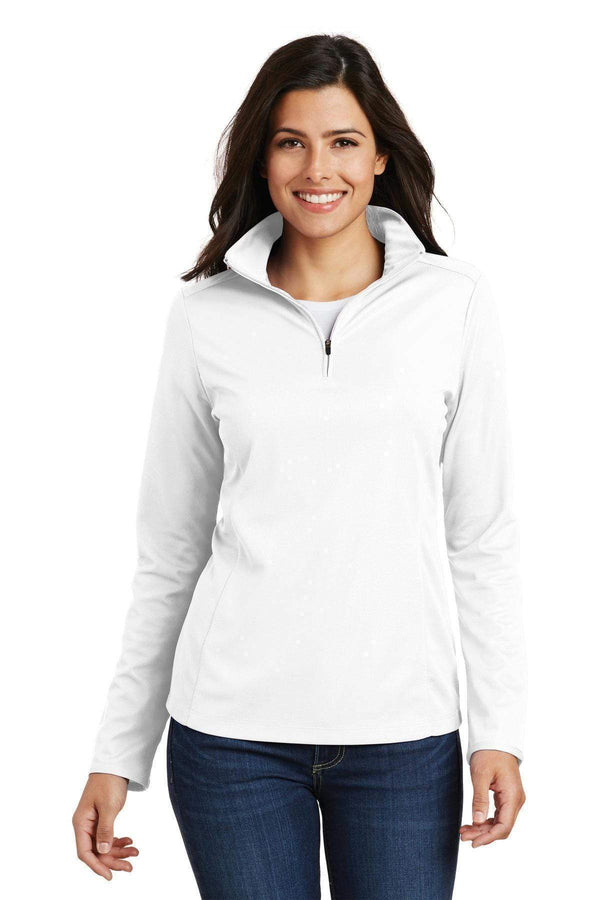 Ladies Port Authority Ladies Pinpoint Mesh1/2-Zip . L806 Port Authority