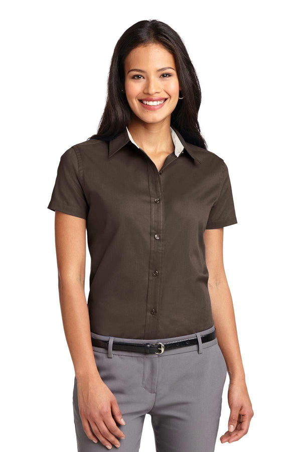 Ladies Port Authority Ladies Short Sleeve Easy Care  Shirt.  L508 Port Authority