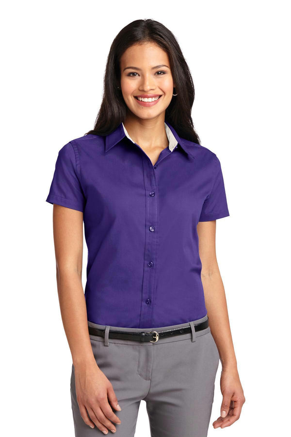 Ladies Port Authority Ladies Short Sleeve Easy Care  Shirt.  L508 Port Authority