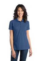 Ladies Port Authority Ladies Stretch Pique Polo. L555 Port Authority