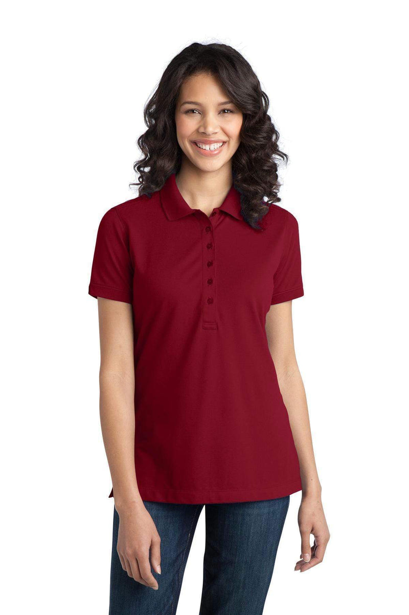 Ladies Port Authority Ladies Stretch Pique Polo. L555 Port Authority