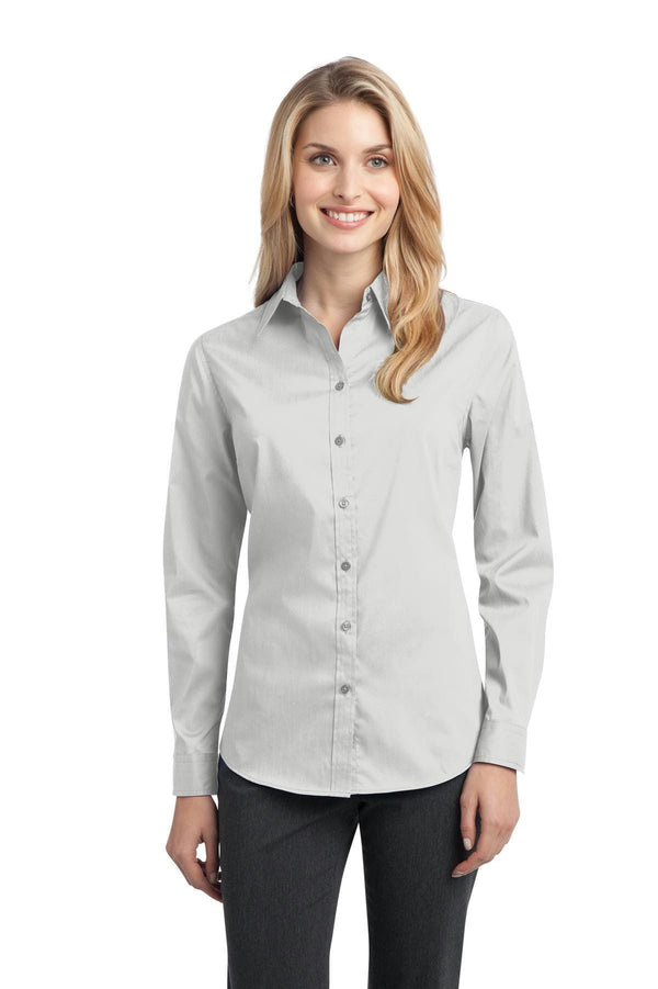 Ladies Port Authority Ladies Stretch Poplin Shirt. L646 Port Authority