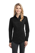 Ladies Port Authority Ladies Stretch Poplin Shirt. L646 Port Authority