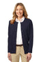 Ladies Port Authority Ladies Value Jewel-Neck Cardigan Sweater. LSW304 Port Authority