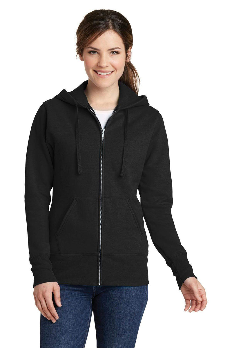 Ladies Port & Company Ladies Core Fleece  Full-Zip Hooded Sweatshirt. LPC78ZH Port & Company