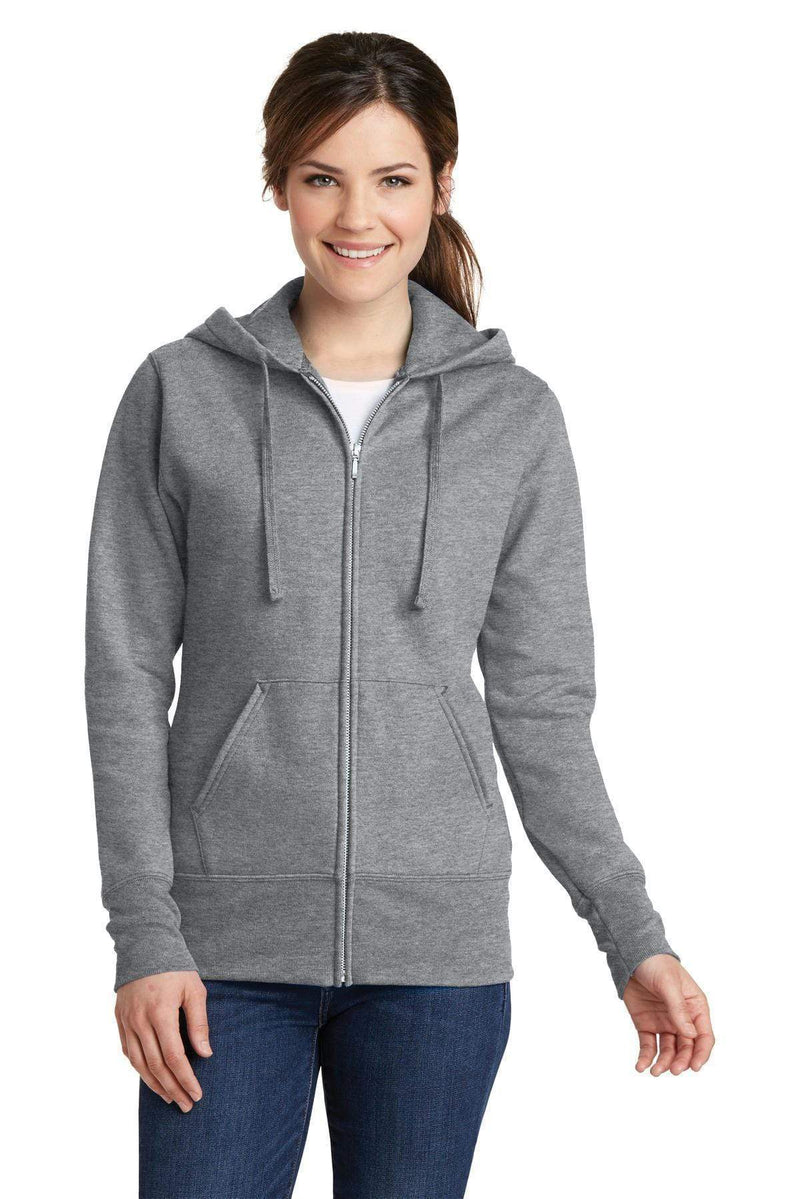 Ladies Port & Company Ladies Core Fleece  Full-Zip Hooded Sweatshirt. LPC78ZH Port & Company
