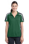 Ladies Sport-Tek Ladies Tricolor Shoulder Micropique Sport-Wick Polo. LST658 Sport-Tek