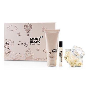 Lady Emblem Coffret: Eau De Parfum Spray 75ml/2.5oz + Perfumed Body Lotion 100ml/3.3oz + Eau De Parfum Spray 7.5ml/0.25oz - 3pcs-Fragrances For Women-JadeMoghul Inc.