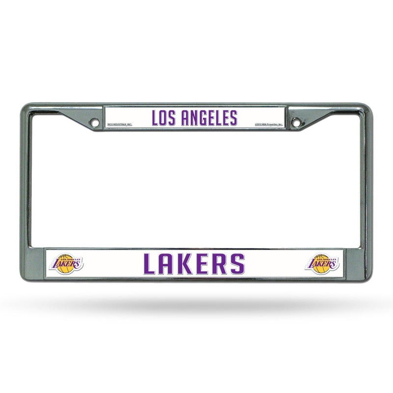 Cool License Plate Frames Lakers Chrome Frame