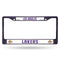 BMW License Plate Frame Lakers Purple Colored Chrome Frame