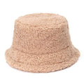 Lamb Faux Fur Bucket Hat Thickened Warm Teddy Velvet Winter Hats For Women Lady Bob  Panama Outdoor Plush Fisherman Hat JadeMoghul Inc. 