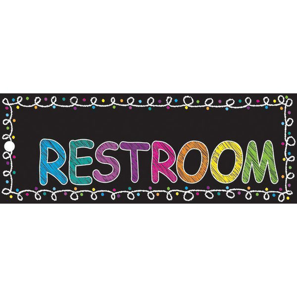 LAMINATED CHALK RESTROOM PASS-Supplies-JadeMoghul Inc.