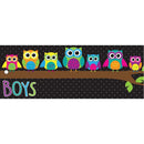 LAMINATED HALL PASS OWLS BOYS-Supplies-JadeMoghul Inc.
