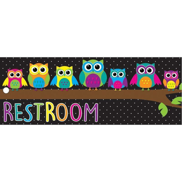 LAMINATED OWLS RESTROOM PASS-Supplies-JadeMoghul Inc.