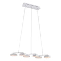 Lamps Bedroom Lamps - 29.5" X 10.2" X 43.3" White Acrylic Painted Metal Ceiling Lamp HomeRoots