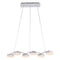 Lamps Bedroom Lamps - 29.5" X 10.2" X 43.3" White Acrylic Painted Metal Ceiling Lamp HomeRoots