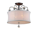 Lamps Bedroom Lamps - Crystal Fountain Pendant Lamp HomeRoots