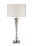 Lamps Bedroom Table Lamps - 15" X 15" X 31" Sand Nickel Table Lamp HomeRoots