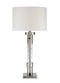 Lamps Bedroom Table Lamps - 15" X 15" X 31" Sand Nickel Table Lamp HomeRoots