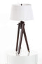 Lamps Bedroom Table Lamps - 28" White Fabric and Wood Table Lamp HomeRoots