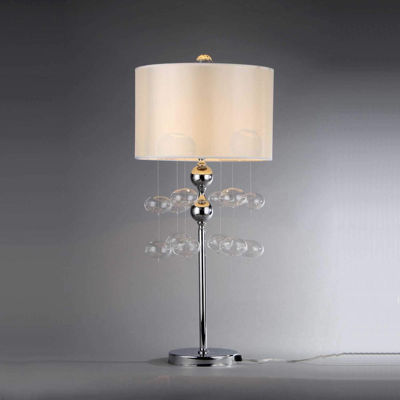 Lamps Bedroom Table Lamps - Crystal Shireen Table Lamp HomeRoots