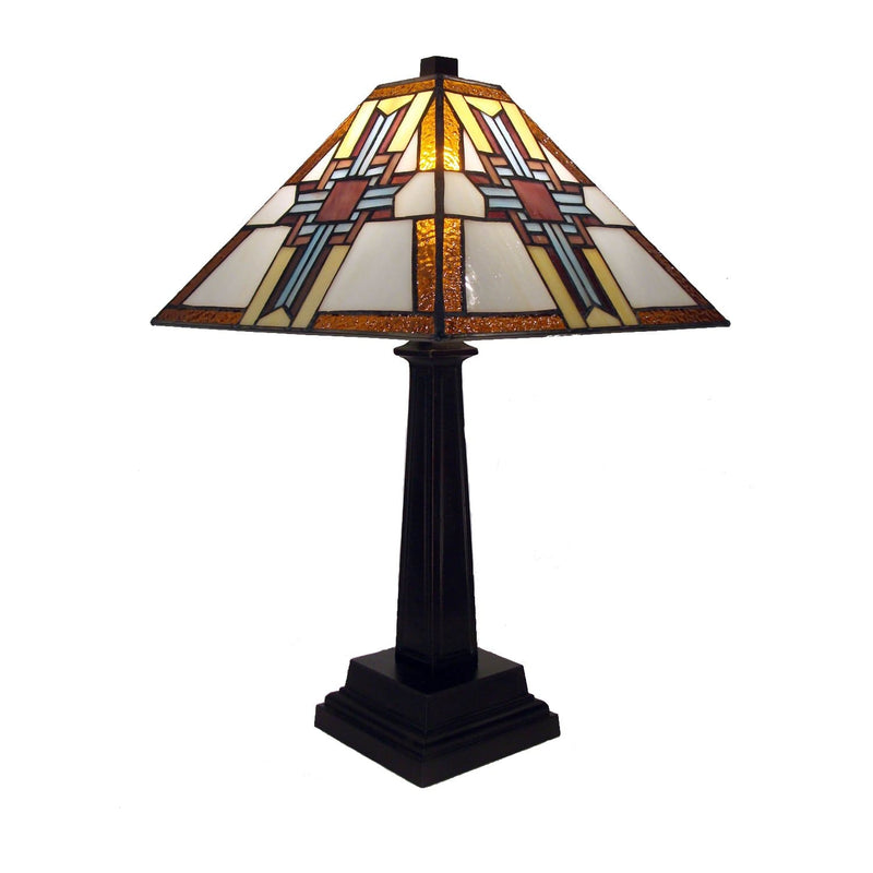 Lamps Bedroom Table Lamps - Tiffany-style Warehouse of Tiffany Cross Table Lamp HomeRoots