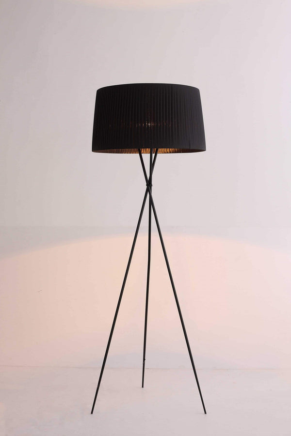 Lamps Cheap Lamps - 20" X 20" X 69" Black Carbon Floor Lamp HomeRoots
