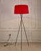 Lamps Cheap Lamps - 20" X 20" X 69" Red Metal Floor Lamp HomeRoots