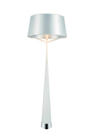 Lamps Cheap Lamps - 24" X 24" X 67" White Carbon Floor Lamp HomeRoots