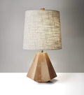 Lamps Cheap Table Lamps - 10.5" X 10.5" X 25" Natural Wood/Metal Table Lamp HomeRoots