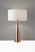 Lamps Cheap Table Lamps - 13" X 13" X 21.5" Copper Metal Table Lamp HomeRoots