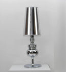 Lamps Cheap Table Lamps - 7" X 7" X 22" Silver Carbon Steel Table Lamp HomeRoots