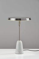 Lamps Contemporary Table Lamps - 11.5" X 11.5" X 18" Black Metal LED Table Lamp HomeRoots