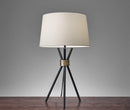 Lamps Contemporary Table Lamps - 14.5" X 10.75" X 25.5" Black Metal Table Lamp HomeRoots