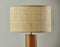 Lamps Contemporary Table Lamps - 15" X 15" X 25.5" Walnut Wood Table Lamp HomeRoots