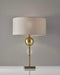 Lamps Cool Table Lamps - 16" X 16" X 24" Brass Metal Table Lamp HomeRoots