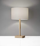Lamps Cool Table Lamps - 8" X 8" X 21" Natural Wood Table Lamp HomeRoots