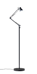 Lamps Cute Lamps - 10" X 10"-31.5" X 47"-64.5" Black Metal LED Floor Lamp HomeRoots