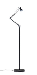 Lamps Cute Lamps - 10" X 10"-31.5" X 47"-64.5" Black Metal LED Floor Lamp HomeRoots