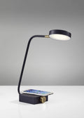 Lamps Cute Lamps - 4.75" X 15.5" X 15.5"-19" Black Metal LED Desk Lamp HomeRoots