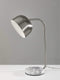 Lamps Cute Lamps - 7.25" X 14" X 22.5" Brushed Steel Metal Desk Lamp HomeRoots