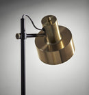 Lamps Cute Lamps - 8" X 14" X 22.5" Brass Metal Desk Lamp HomeRoots