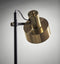 Lamps Cute Lamps - 8" X 14" X 22.5" Brass Metal Desk Lamp HomeRoots