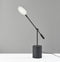 Lamps Decorative Lamps - 28" X 6" X 45.5-64" Black Metal LED Floor Lamp HomeRoots