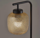 Lamps Decorative Lamps - 7.5" X 10" X 19.5" Bronze Metal Desk Lamp HomeRoots