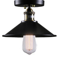 Lamps End Table Lamps - Louise 1-light Black Edison Lamp with Bulb HomeRoots