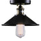 Lamps End Table Lamps - Louise 1-light Black Edison Lamp with Bulb HomeRoots