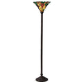 Lamps End Table Lamps - Tiffany Style Grape Torchiere Lamp HomeRoots